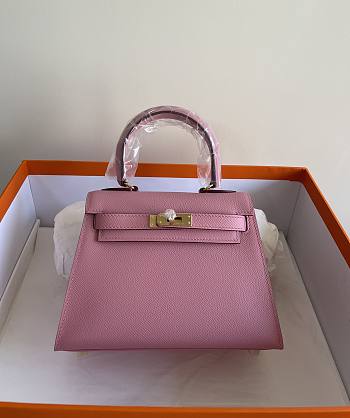 Hermes Kelly Epsom Pink Size 20 cm