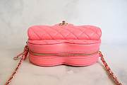 Chanel Heart Shaped Pre-spring 2022 Pink 18 x 16.5 x 5.5 cm - 4