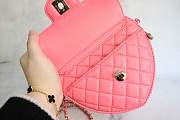 Chanel Heart Shaped Pre-spring 2022 Pink 18 x 16.5 x 5.5 cm - 6