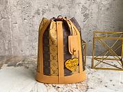 Louis Vuitton LV M45968 Yellow Flower Backpack Size 20 x 26.5 x 12 cm - 1