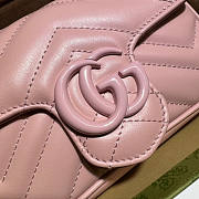 Gucci GG Marmont Belt Bag Pink Size 16.5 x 10 x 5 cm - 3