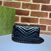 Gucci GG Marmont Belt Bag Black Size 16.5 x 10 x 5 cm - 5
