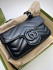 Gucci GG Marmont Belt Bag Black Size 16.5 x 10 x 5 cm - 3
