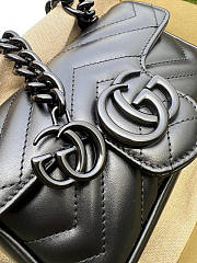 Gucci GG Marmont Belt Bag Black Size 16.5 x 10 x 5 cm - 2