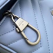 Gucci GG Marmont Belt Bag Blue Size 16.5 x 10 x 5 cm - 5