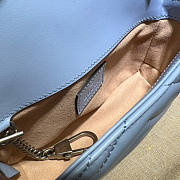 Gucci GG Marmont Belt Bag Blue Size 16.5 x 10 x 5 cm - 2