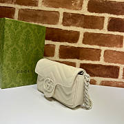 Gucci GG Marmont Belt Bag Cream Size 16.5 x 10 x 5 cm - 4