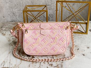 Louis Vuitton LV Multi Pochette Accessories Handbag M46093 Size 24 x 13.5 x 4 cm
