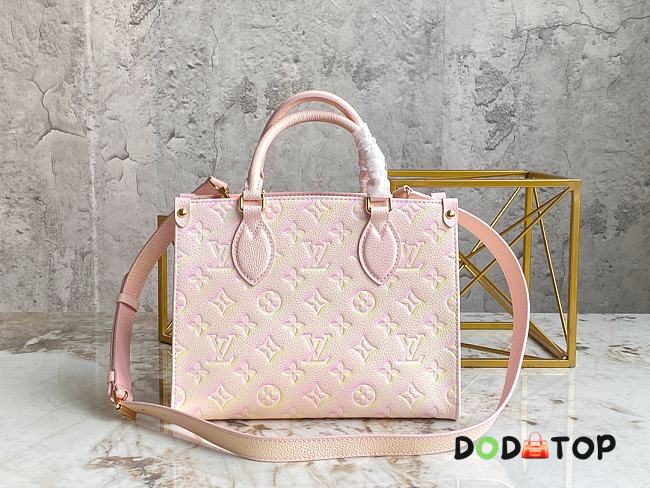 Louis Vuitton LV Small Onthego Pink M46168 Size 25 x 19 x 11.5 cm - 1