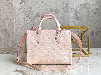 Louis Vuitton LV Small Onthego Pink M46168 Size 25 x 19 x 11.5 cm