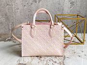 Louis Vuitton LV Small Onthego Pink M46168 Size 25 x 19 x 11.5 cm - 6
