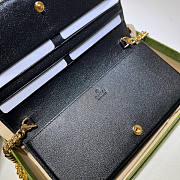 Gucci GG Wallet With Chain Black Size 19 x 10 x 4 cm - 4