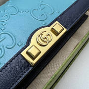 Gucci GG Wallet With Chain Blue Size 19 x 10 x 4 cm - 4