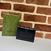Gucci GG Card Case Wallet Black Size 11 x 8.5 x 3 cm - 4