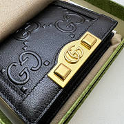 Gucci GG Card Case Wallet Black Size 11 x 8.5 x 3 cm - 2