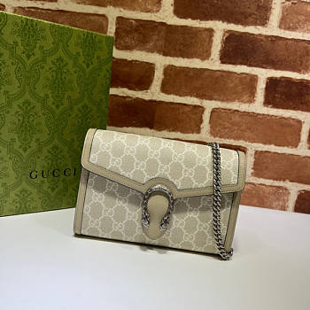 Gucci Dionysus Mini Leather Chain Bag Size 20 x 13.5 x 3 cm