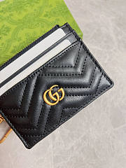 Gucci GG Marmont Keychain Wallet Black Size 10 x 7.5 cm - 5