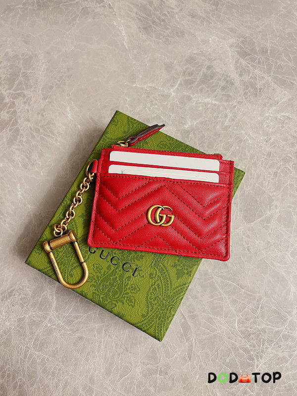 Gucci GG Marmont Keychain Wallet 01 Size 10 x 7.5 cm - 1