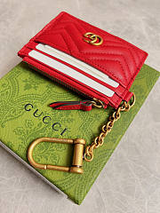 Gucci GG Marmont Keychain Wallet 01 Size 10 x 7.5 cm - 5
