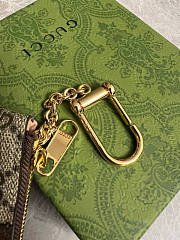Gucci GG Marmont Matelassé Key Case 01 Size 12.5 x 7 x 1.5 cm - 3