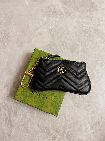 Gucci GG Marmont Matelassé Key Case 03 Size 12.5 x 7 x 1.5 cm