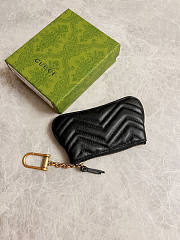 Gucci GG Marmont Matelassé Key Case 03 Size 12.5 x 7 x 1.5 cm - 3