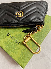 Gucci GG Marmont Matelassé Key Case 03 Size 12.5 x 7 x 1.5 cm - 2