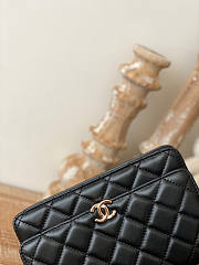 Chanel Wallet On Chain Black Size 12.3 x 19.2 x 3.5 cm - 3