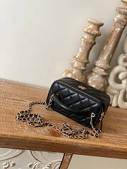 Chanel Vanity With Chain Black Size 9.5 x 17 x 8 cm - 5