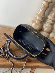 Chanel Vanity With Chain Black Size 9.5 x 17 x 8 cm - 4