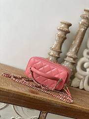 Chanel Vanity With Chain Pink Size 9.5 x 17 x 8 cm - 6