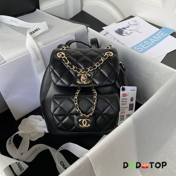 Chanel Backpack Black Size 18 x 18 x 12 cm - 1