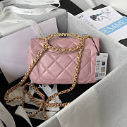 Chanel Flap Bag Pink Size 24 cm - 3