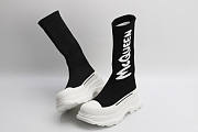 Alexander Mcqueen Graffiti Knit Tread Slick Boot 01 - 3