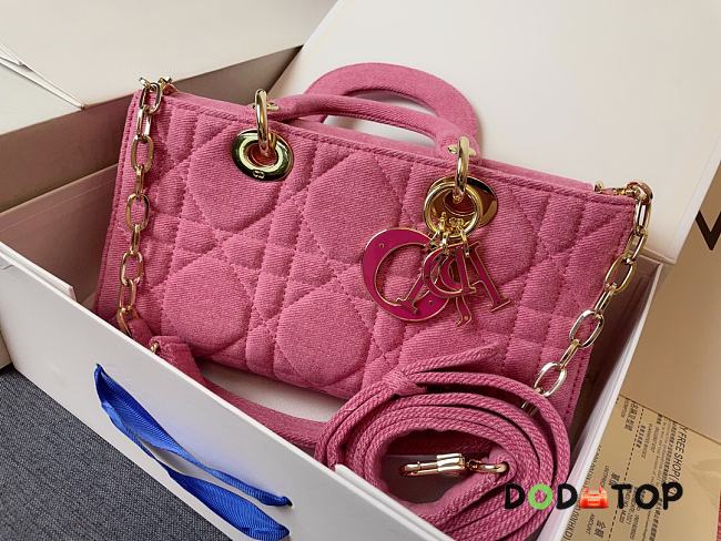 Dior Lady D-Joy M0540 Pink Size 26 x 14 x 5 cm - 1