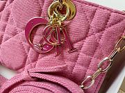 Dior Lady D-Joy M0540 Pink Size 26 x 14 x 5 cm - 5