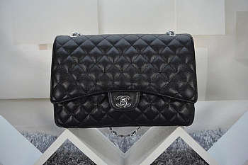 Chanel Flap Bag Black Size 33 cm