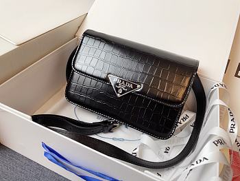 Prada Shoulder Bag Black Size 22 x 16 x 6 cm