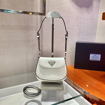 Prada Cleo Mini Bag White Size 14.5 x 3 x 17 cm