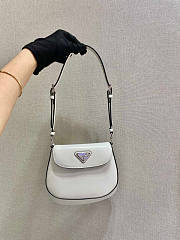 Prada Cleo Mini Bag White Size 14.5 x 3 x 17 cm - 3