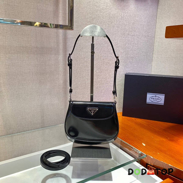 Prada Cleo Mini Bag Black Size 14.5 x 3 x 17 cm - 1