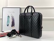 Gucci Signature Leather Briefcase 451169 Size 38 x 29 x 4 cm - 3