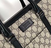 Gucci Signature Leather Briefcase Brown 451169 Size 38 x 29 x 4 cm - 2