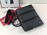 Gucci GG Supreme Black Briefcase 474135 Size 36 x 28 x 7 cm - 5