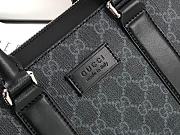 Gucci GG Supreme Black Briefcase 474135 Size 36 x 28 x 7 cm - 2