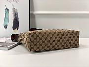 Gucci Beige Ebony Monogram Medium Messenger Bag 189751 Size 34 x 34 x 11 cm - 5