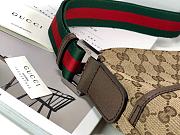 Gucci Beige Ebony Monogram Medium Messenger Bag 189751 Size 34 x 34 x 11 cm - 2