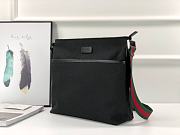 Gucci Black Monogram Medium Messenger Bag 189751 Size 34 x 34 x 11 cm - 3