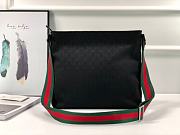 Gucci Black Monogram Medium Messenger Bag 189751 Size 34 x 34 x 11 cm - 5
