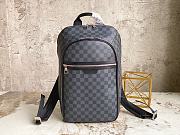 Louis Vuitton LV Black Check Backpack N45279 Size 28 x 45 x 18 cm - 1